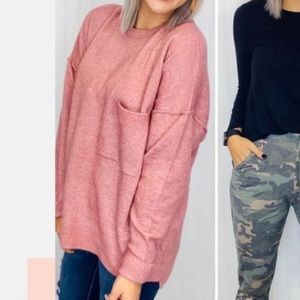 Zenana Pocket Sweater